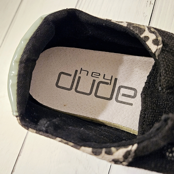 Hey Dude Wendy Rise Jungle Funk Black Women's Size 8 Slip-On Shoes - Picture 6 of 14